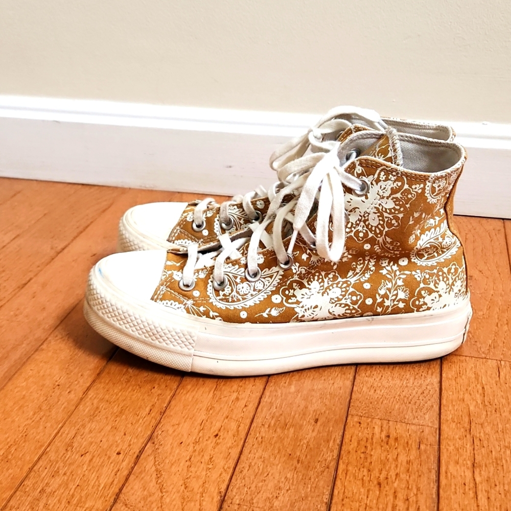 Women's Converse high top platform sneakers